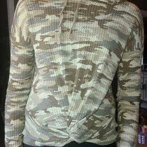 Camo lightweight hoodie